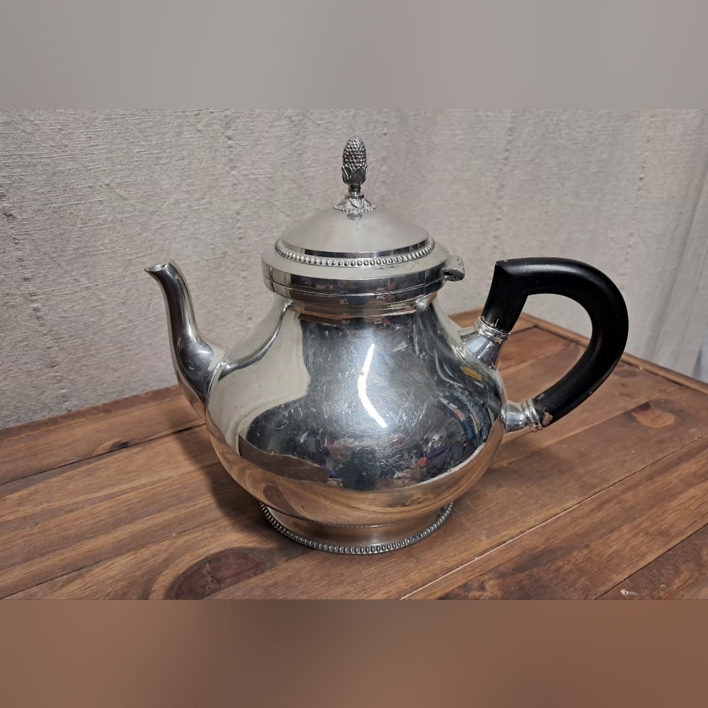 Pewter Teapot By Rose Design International - Picture 3 of 8